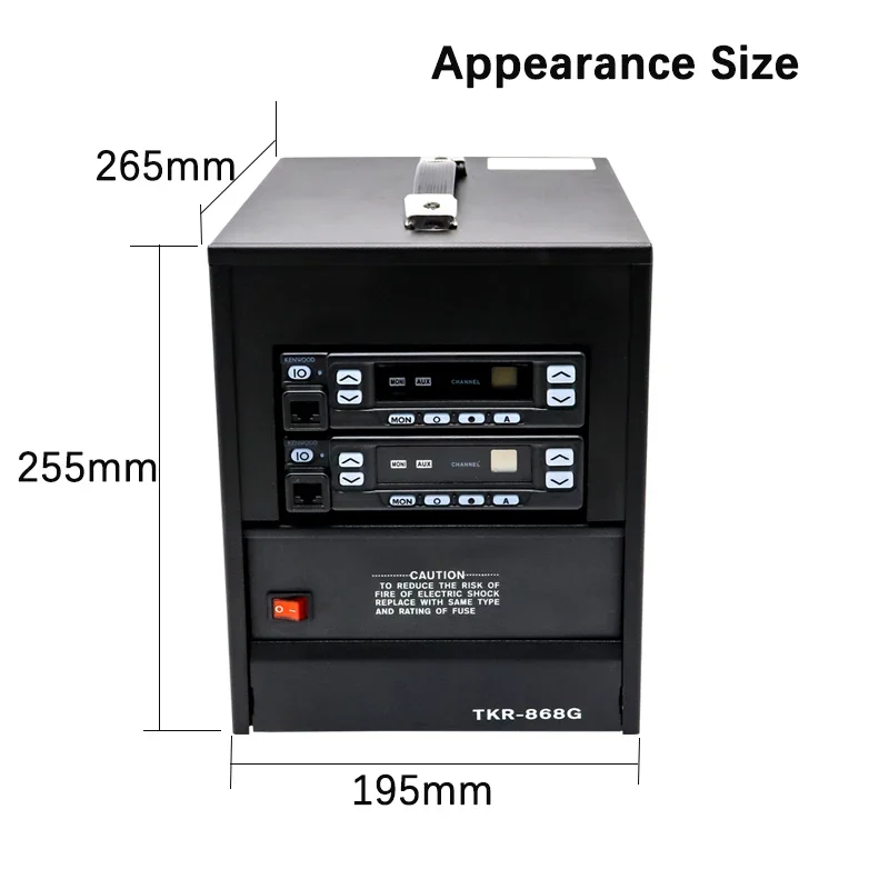 

For KENWOOD TKR-868G 30W Digital Two-Way Radio Walkie Talkie With 50km Ran Analog VHF UHF Repeater For Long-Ran Intercom