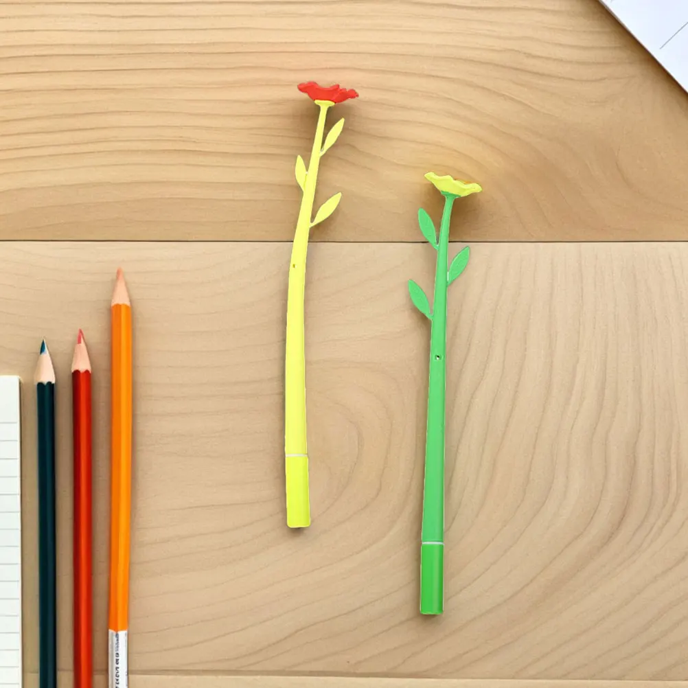 

Flower Neutral Pen Ink Pens Graduation Presents Water-based Cartoon Pattern Gel
