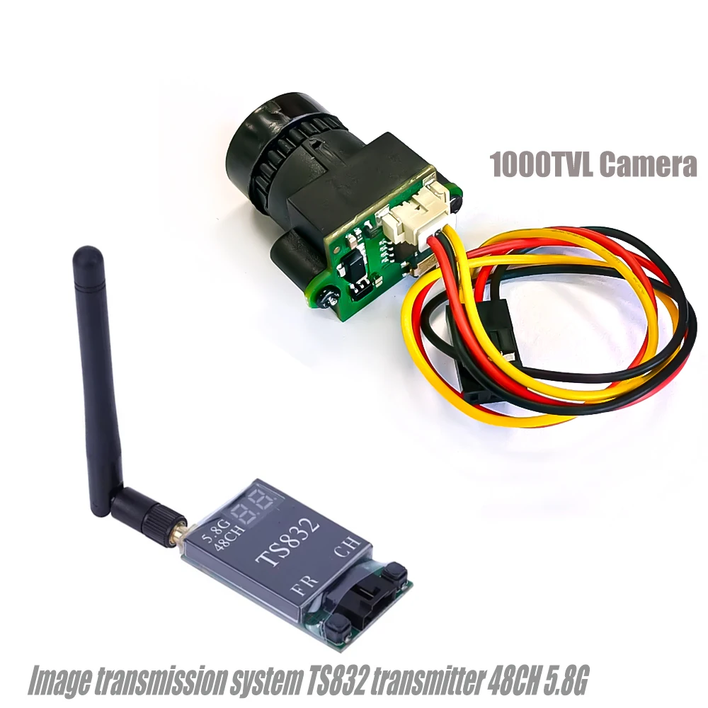 TS832 48CH 5.8G 600mw 5km اللاسلكية AV الارسال نظام نقل الصور 1000TVL كاميرا ل FPV Multirotor RC الطائرة بدون طيار Quadcopt