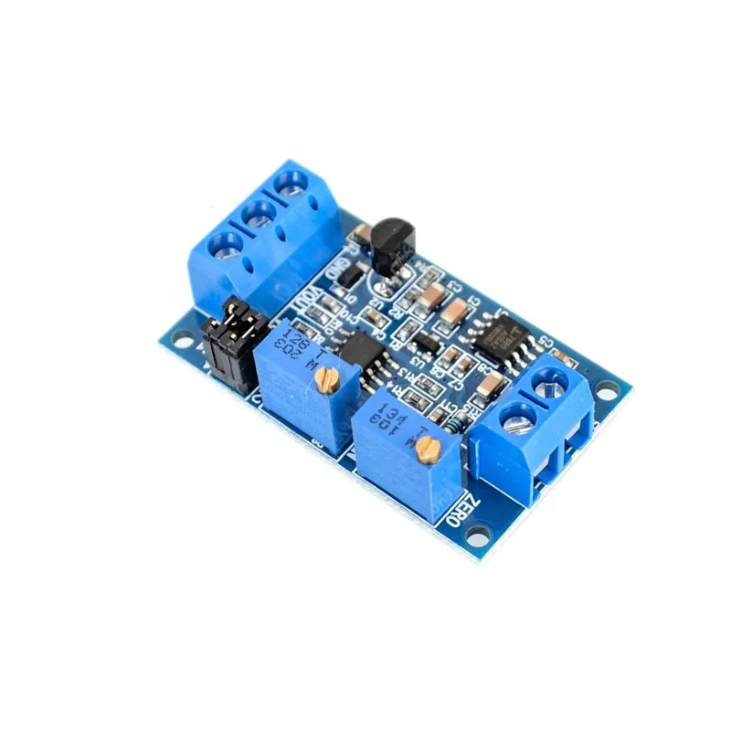 1-100Pcs Current to Voltage Module 0/4-20MA to 0-3.3V5V10V Voltage Transmitter Signal Conversion and Conditioning