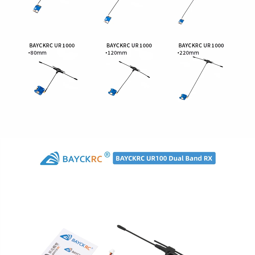 BAYCK UR100/UR500/UR1000 Dual-Band Ultra-Langstrecken-Empfänger 100-1000mW USB-Firmware-Upgrade für FPV-Drohnen – Detail 15