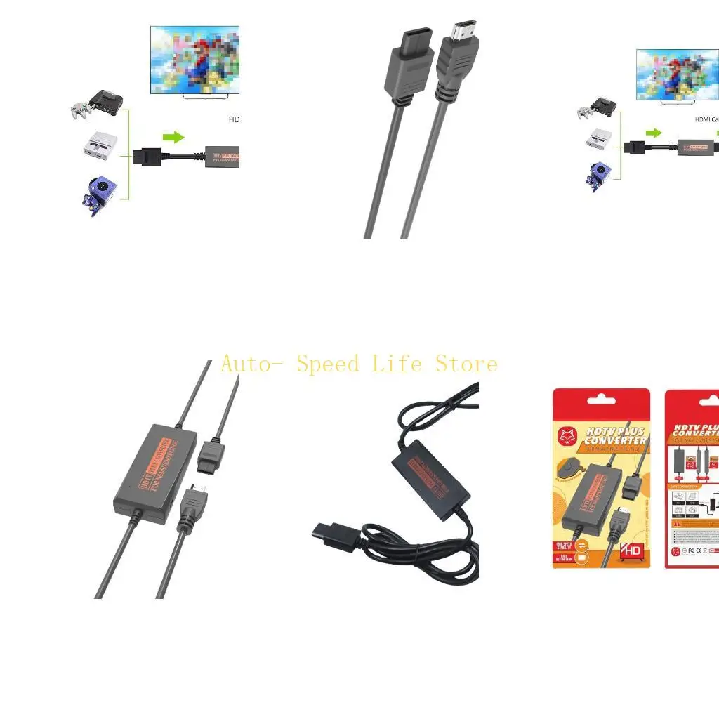 

02DA игровая консоль видео HDMI-совместимый преобразователь 1080P адаптер для N64 SNES для