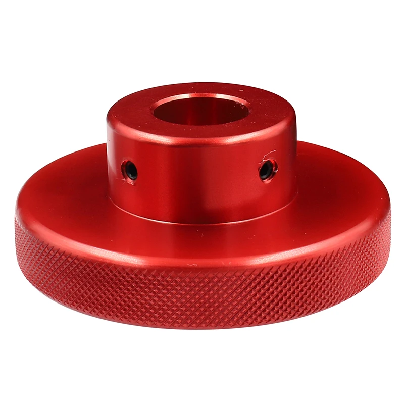 1Pcs red Aluminum Alloy Mini Handwheel For Lathe/Miller mechanical hand wheel Automation equipment parts Part manufacturing