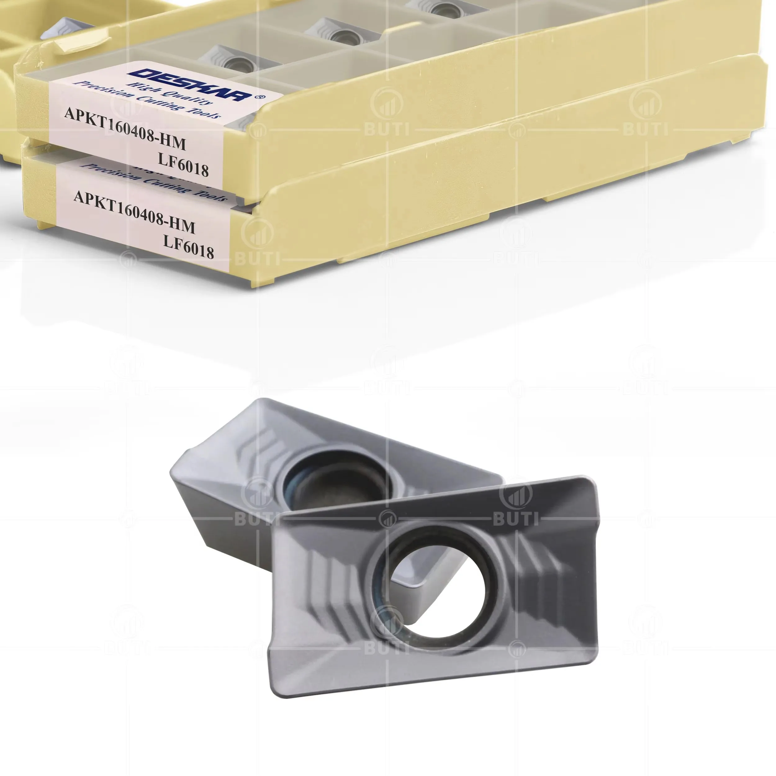 DESKAR 100% originale in acciaio inossidabile CNC tornio utensile taglio lama in lega dura utensili di fresatura APKT 160408 -HM LF6018 Resistenti all'usura