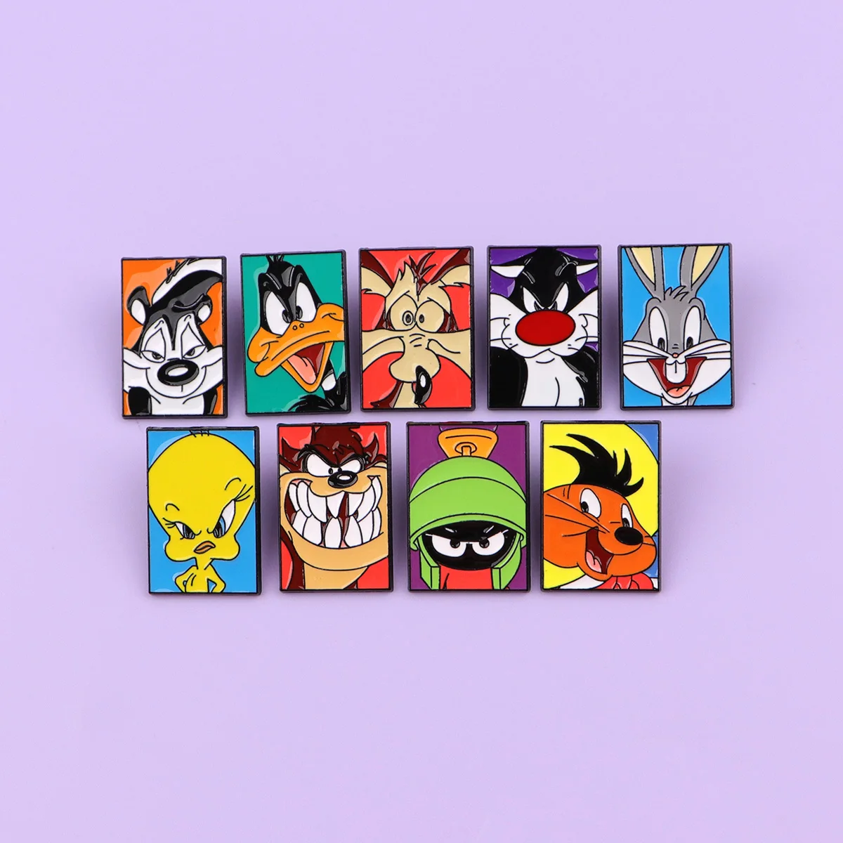 الكلاسيكية الكرتون الأرنب المينا دبوس كول الوحش دبابيس امرأة الرجال على ظهره اكسسوارات أكياس شارة التلبيب مجوهرات أصدقاء هدية #3