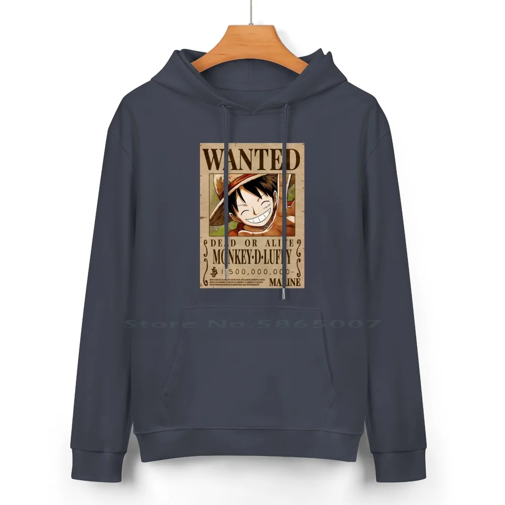 Luffy Bounty Wanted Pure Cotton Hoodie Sweater 24 Colors Anime Movie Manga Monkey D Luffy Zoro Team Anime Manga Anime Japan