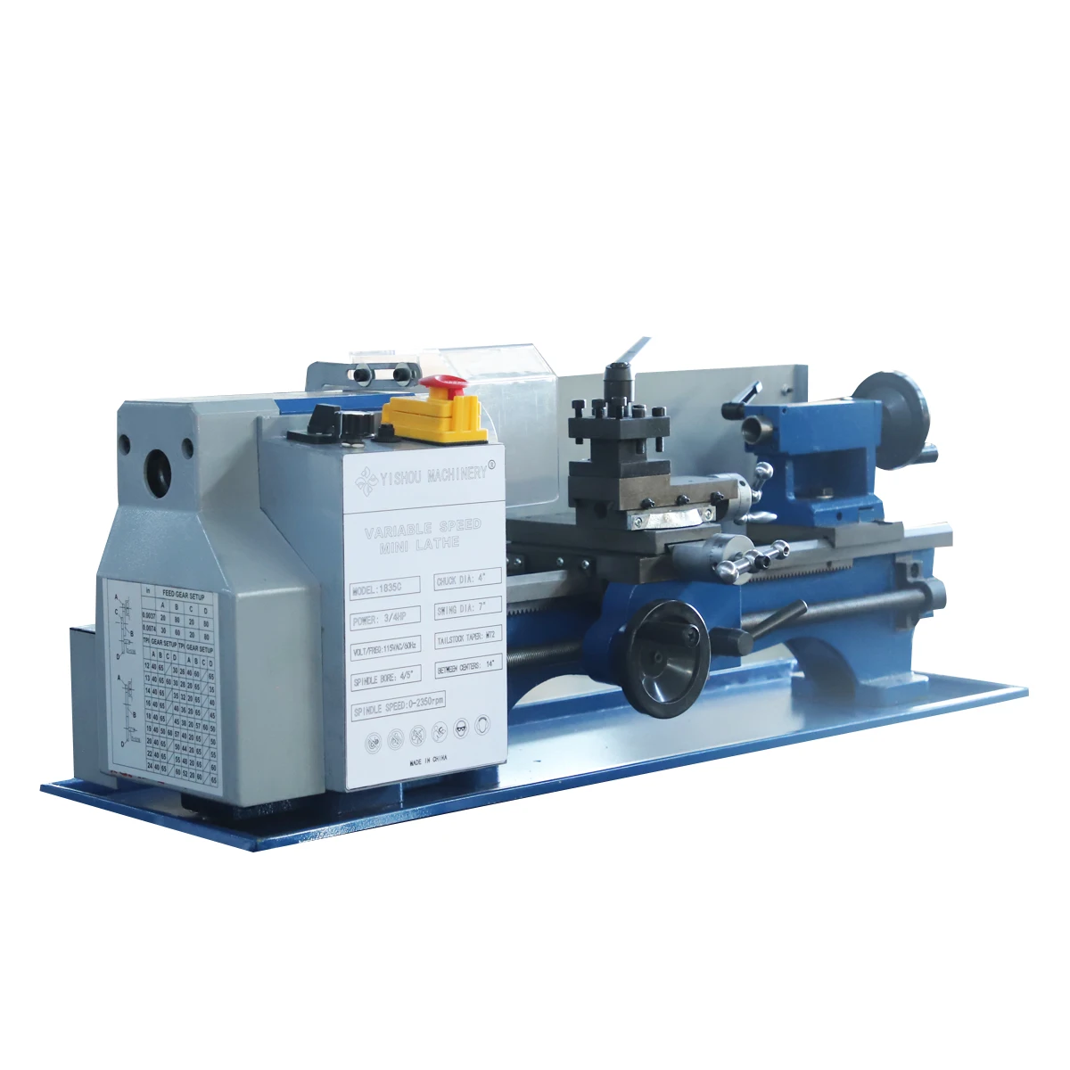 

180*350mm Precision 7*14 Manual Bench Mini Metal Lathe Machine