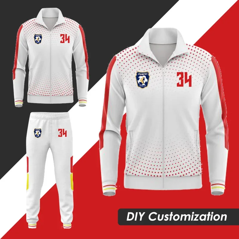 

Custom Oem Tracksuit Sweatshirts Men Soccer Tracksuit Jogging Suit Winter Men Sports Wear Football Tracksuits With Zipper VL341