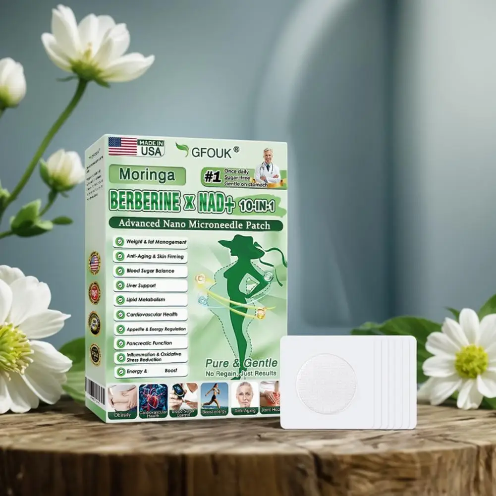 

NAD Plus Boosted Nano Microneedle Patches For Skin Firming Body Line Shaping Non Invasive Painless Daily Application