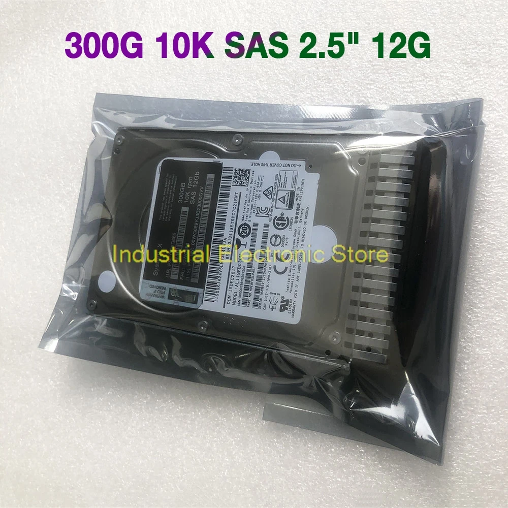 300GB For Lenovo Server Hard Disk 300G 10K SAS 2.5