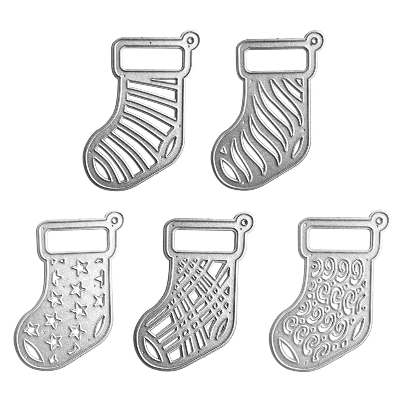 Christmas Stocking Metal Cutting Dies Stencils for DIY Scrapbooking Decorative Embossing Paper Cards Template Decor Dropshipping