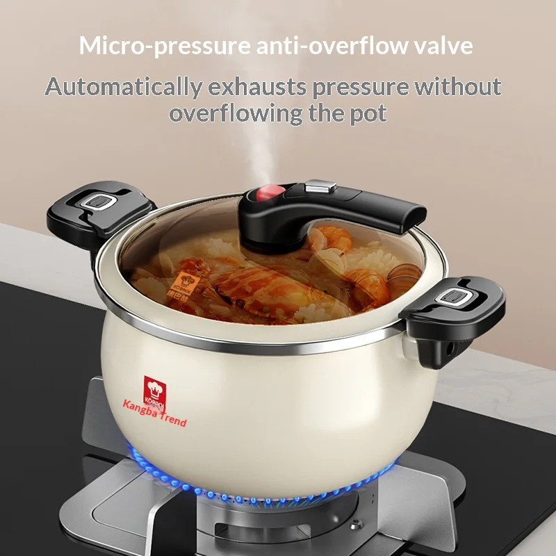 

Кастрюли с антипригарным покрытием, эмалированная кастрюля для супа, глубокая толстая кастрюля для тушения, против проливания, кастрюля для мяса, кастрюля для приготовления пищи, индукционная кастрюля для приготовления пищи