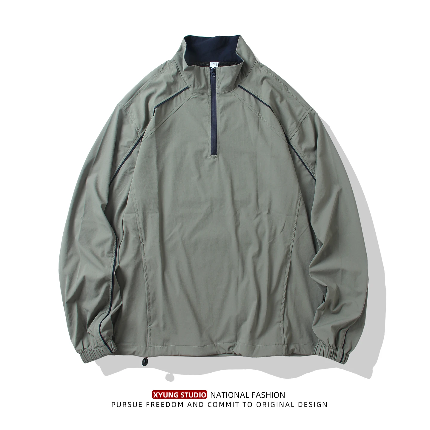 

Autumn New Lightweight Stand Collar Jaet Men Loose Casual Versatile Baseball Outwear Outdoor Windbreaker Men's Top