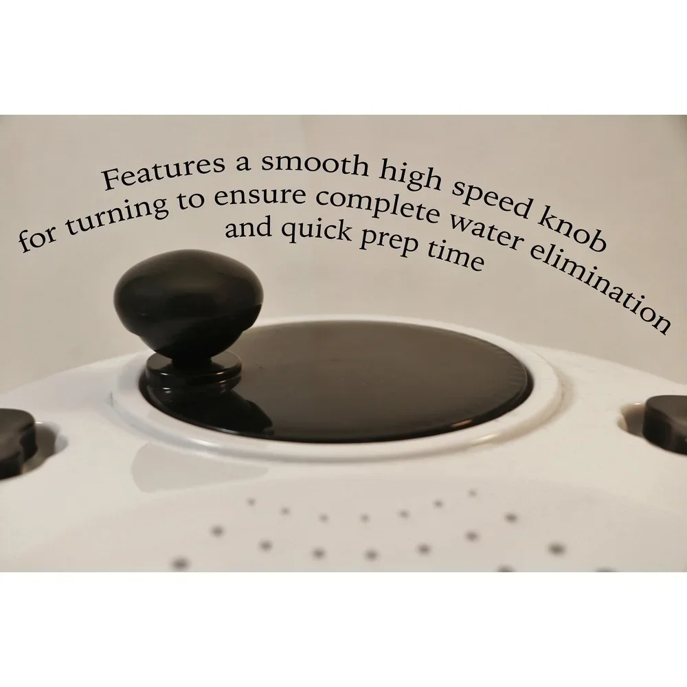 Spiinner per insalata con chiusura e coperchio fuso 4,5 Qt