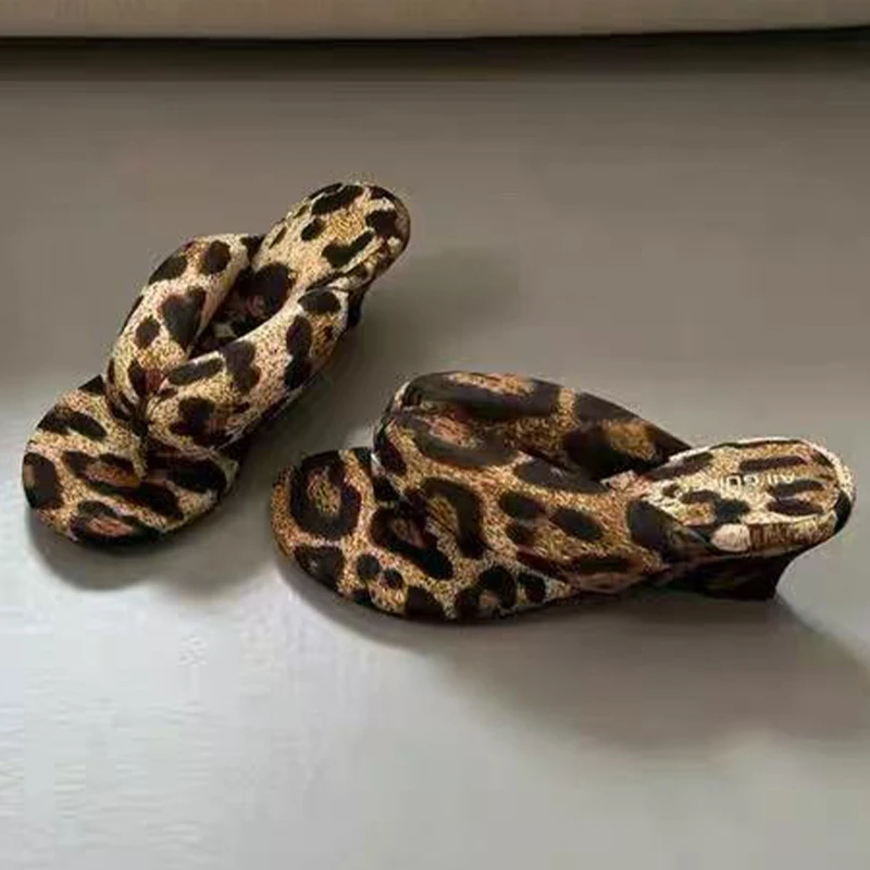 

Wedges Women Slippers Clip Toe Fashion Cotton Shoes Dress Designer Woman Heeled Shoes 2025 Autumn Luxury Brand Ladies Zapatos