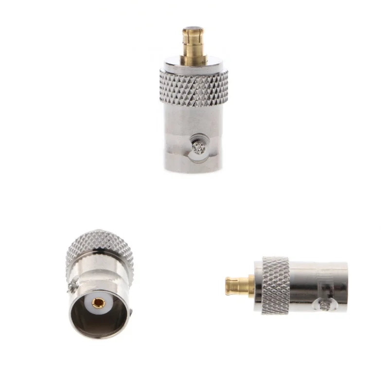 BNC Nữ để MCX Nam Cắm Thẳng RF Coax Kết Nối Đồng Trục Adapter