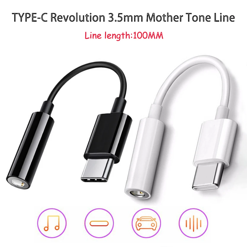 USB Type C To 3.5 Jack Earphone Adapter USB-C 3 5mm Audio Cable Converter For IPhone 15 15 Pro MAX Samsung Galaxy Huawei Xiaomi