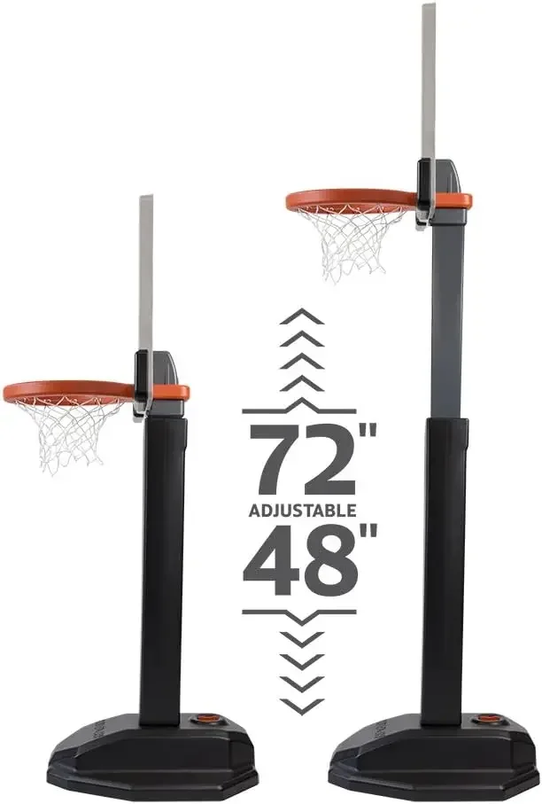 Pro Large Adjustable Post Basketball Set