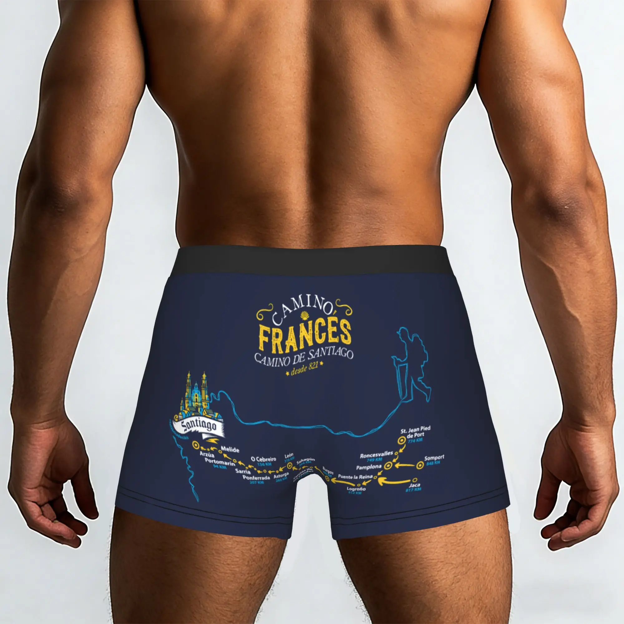 Customized French Way Boxer Shorts For Homme 3D Print  Underwear Panties Briefs Stretch Underpants