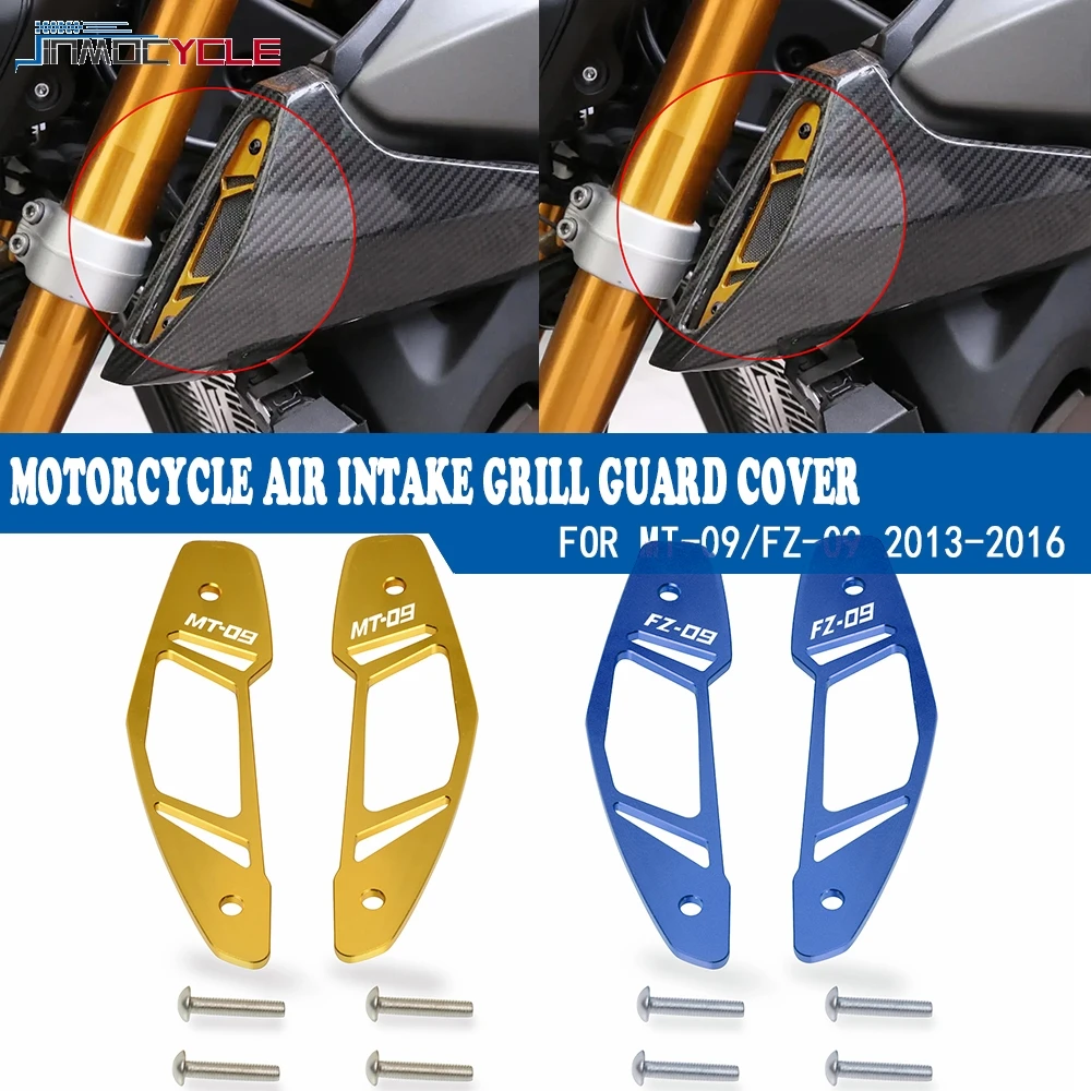 Motorcycle Air Intake Grill Guard Cover Protector Accessories For YAMAHA MT09 MT-09 MT 09 FZ 09 FZ09 FZ-09 2013 2014 2015 2016 