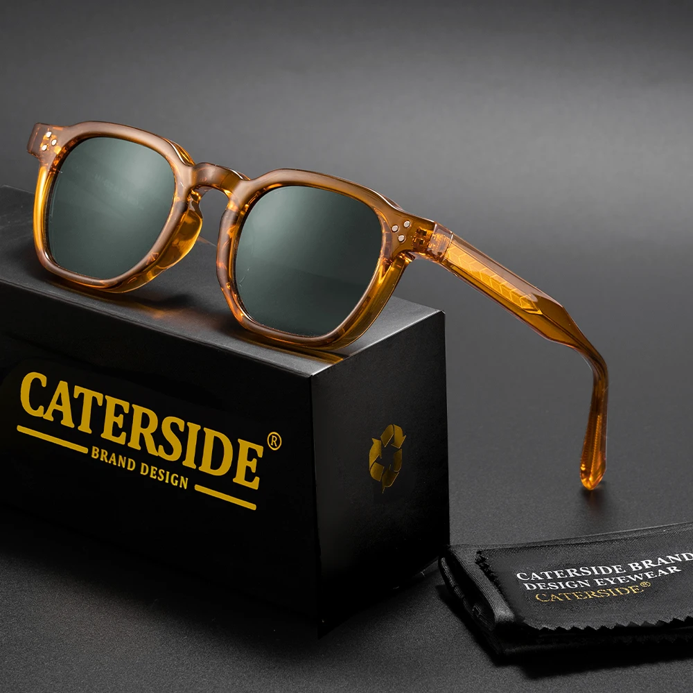 

Новые мужские солнцезащитные очки CATERSIDE: квадратные, с персонализированными наконечниками на дужках, для путешествий, вечеринок, фестивалей, подарок для женщин