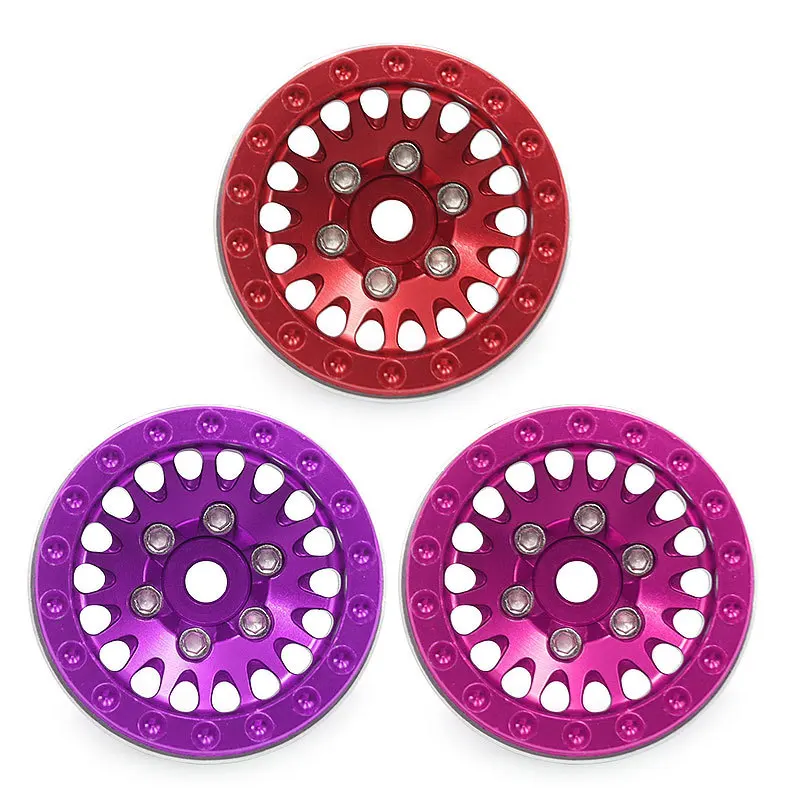 1/18 TRX4M Hub1/24 SCX24 AX24 1.0Hub Rock Crawler Piasta koła ze stopu aluminiumD275