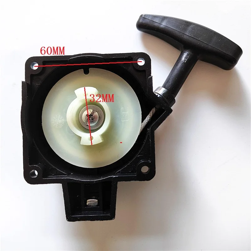 가와사키 KBL34A KAAZ BISON Brushcutter 풀 스타트 카터 핸들 로프 KK49088-2500-01 용 TH34 잔디 트리머 리코일 스타터 커버