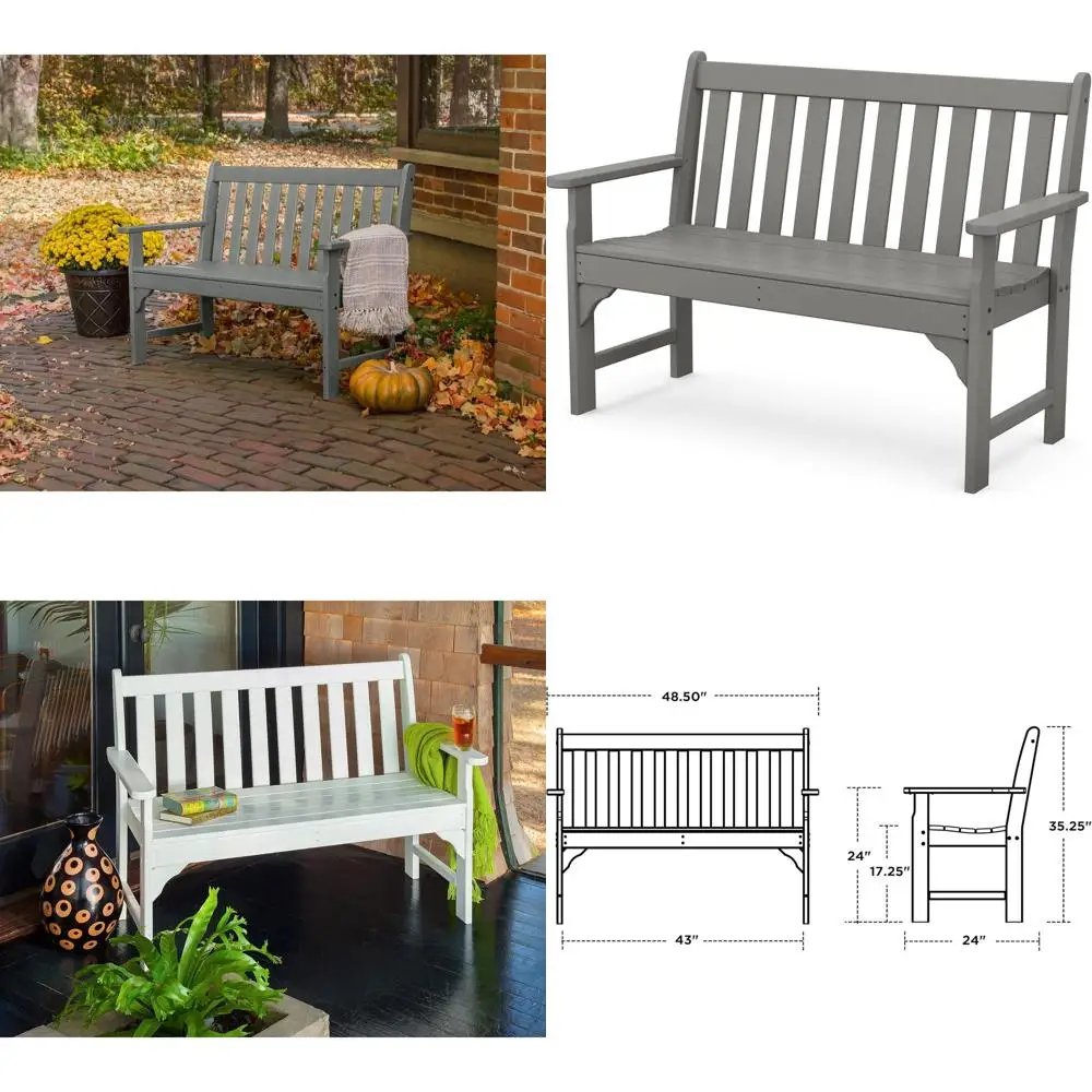 

GNB48GY Скамья Vineyard 48 дюймов, серая