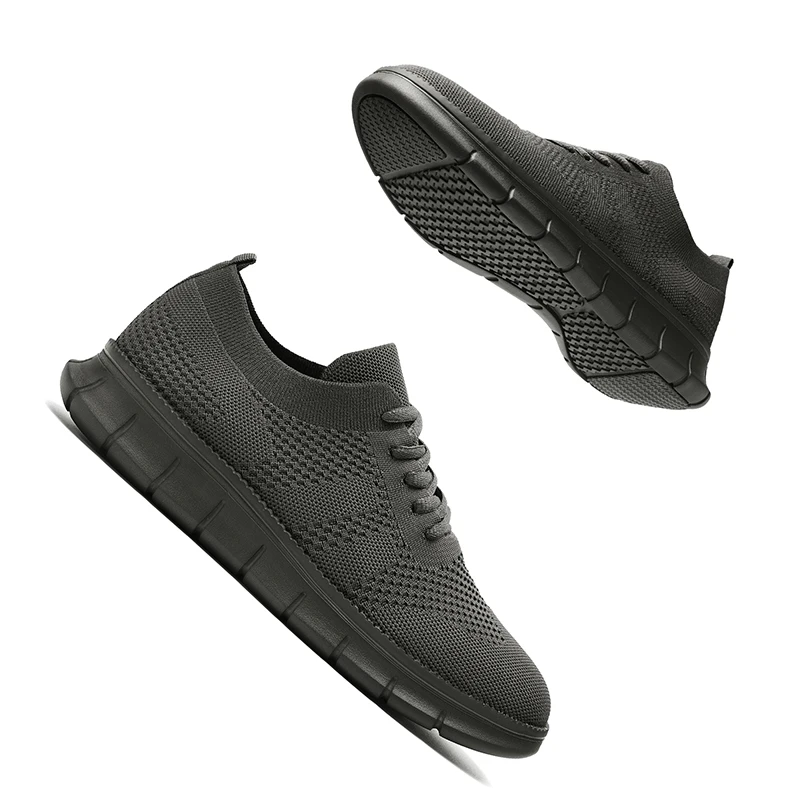 Fujeak tênis masculino moda confortável sapato casual tenis masculino respirável calçado de corrida masculino zapatillas hombre