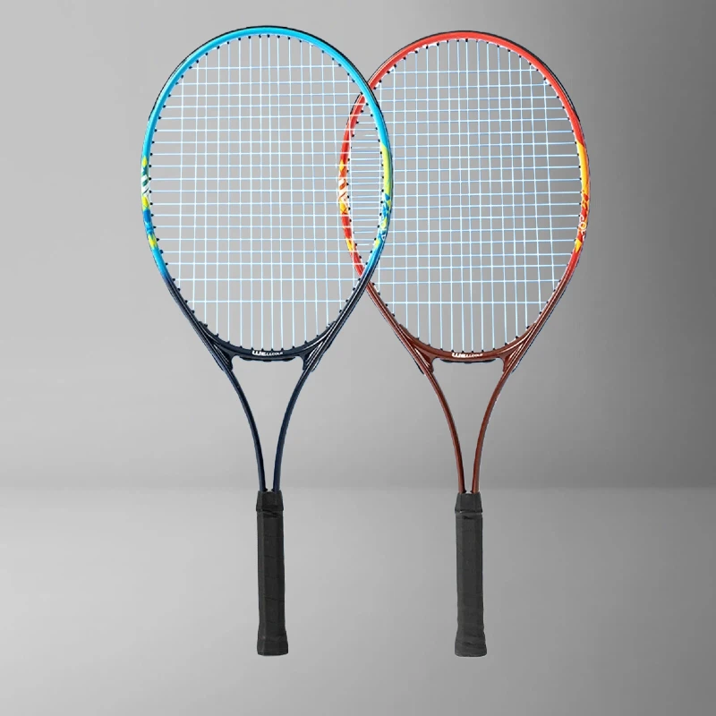 

Adult Beginner Female Outdoor One-piece Aluminum Alloy Tennis Racket Male Indoor Single Training One-piece Tennis Racket