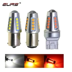 1pcs Error Free 1156 LED P21W BA15S 1157 LED BAY15D S25 57SMD 3014 Auto Led Bulbs Turn Signal LED Bulb Light Car lights 12V 24V