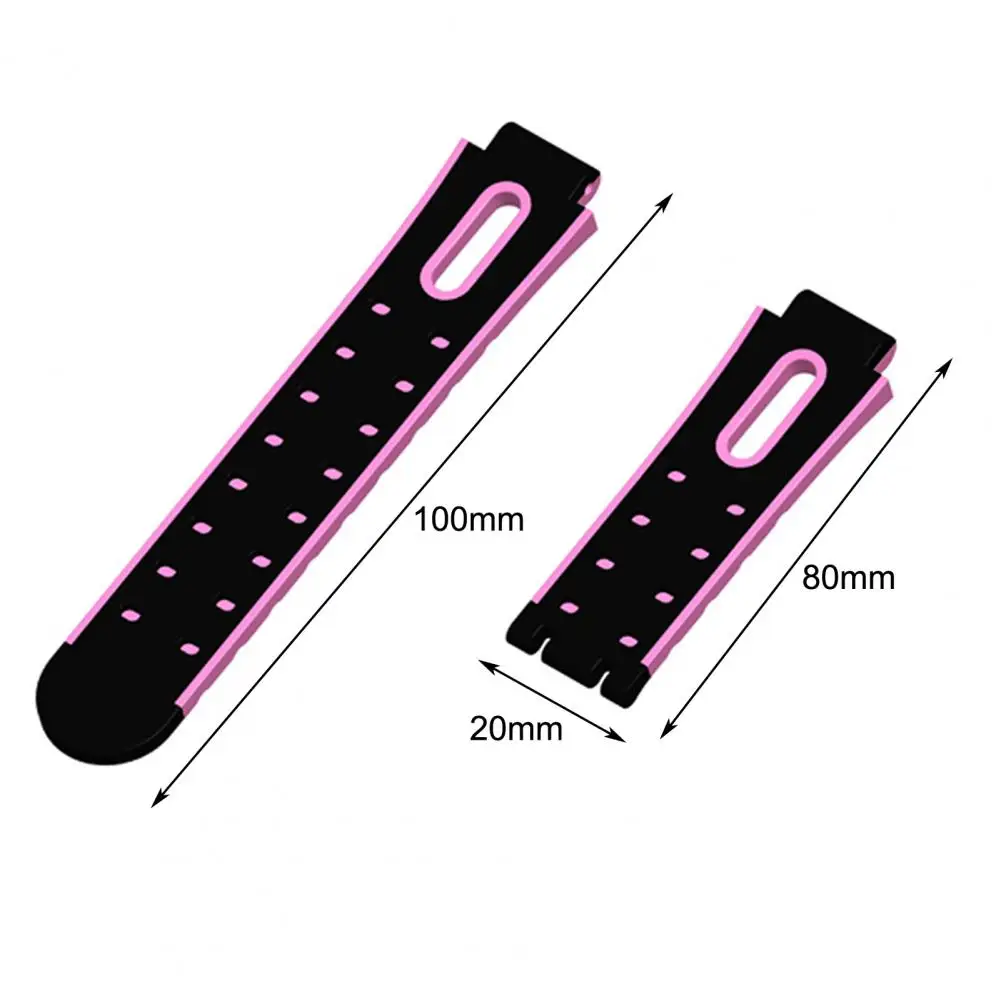 Stylish Silicone 15mm Smartwatch Waterproof Wristband Replacement Adjustable Watch Accessory Watch Strap for Sport Watch