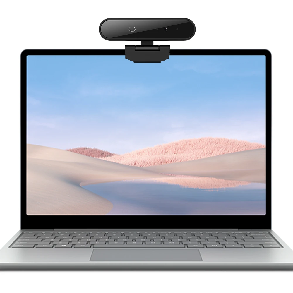 Facial Recognition Webcam Built-in Microphone for Windows Hello USB Computer Webcam Computer Web Camera for Computer Laptop