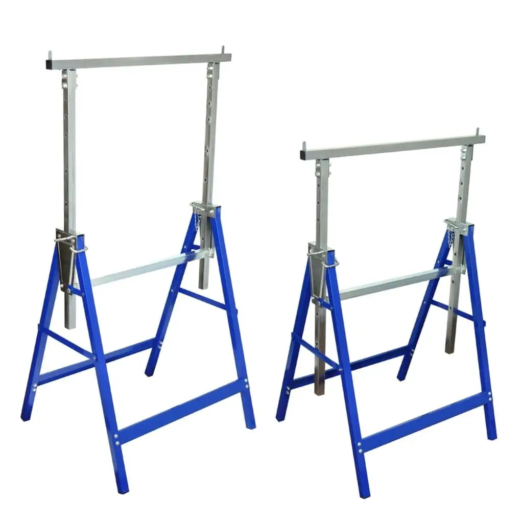 2-Pack Scaffolding Trestles for Construction Support - Durable & Lightweight