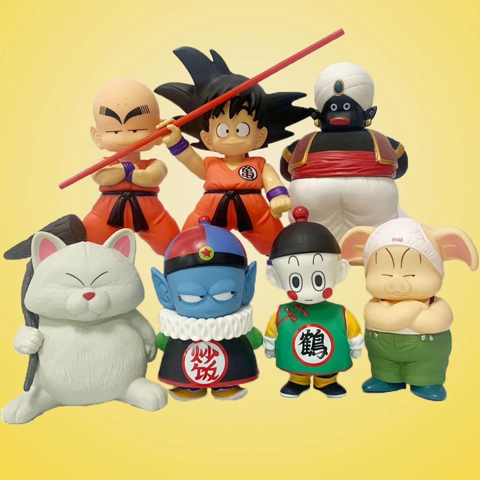 Dragon Ball 14-21cm Goku Pilaf Chiaotzu Oolong Hollow Figure Chaofan Jiaozi Karin Sama Sr. Popo Figurine Model Doll Gift