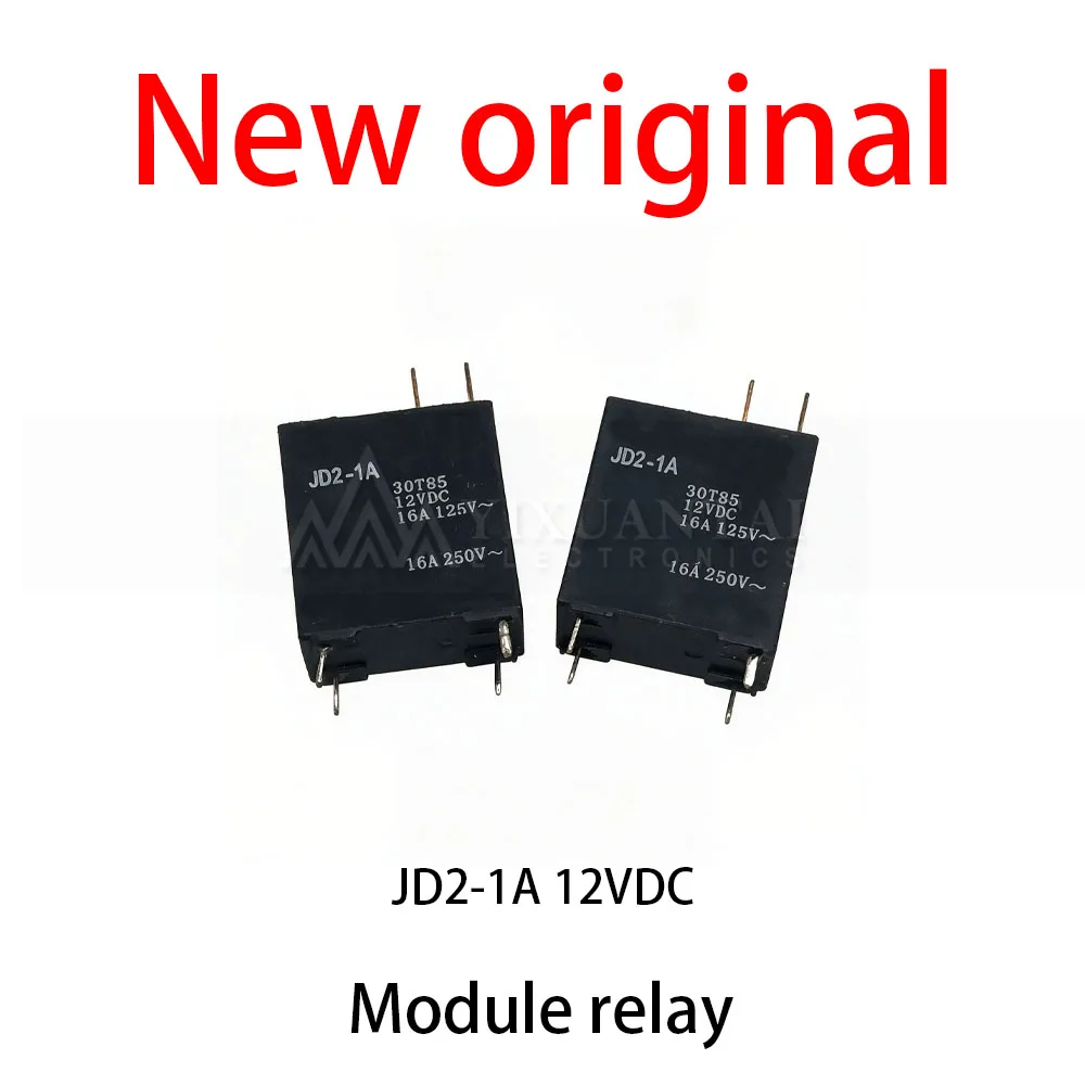 (10pcs) 100% New relay JD2-1A 12VDC Microwave donkey relay 4-pin DC12V