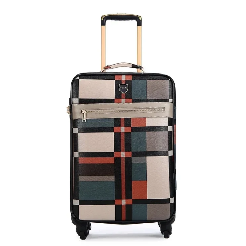 XQ Travel Suitcase Men's Luggage Trolley Case Women's 20 Inch Carry on Business Boarding Designer Luggage Set mala de viagem