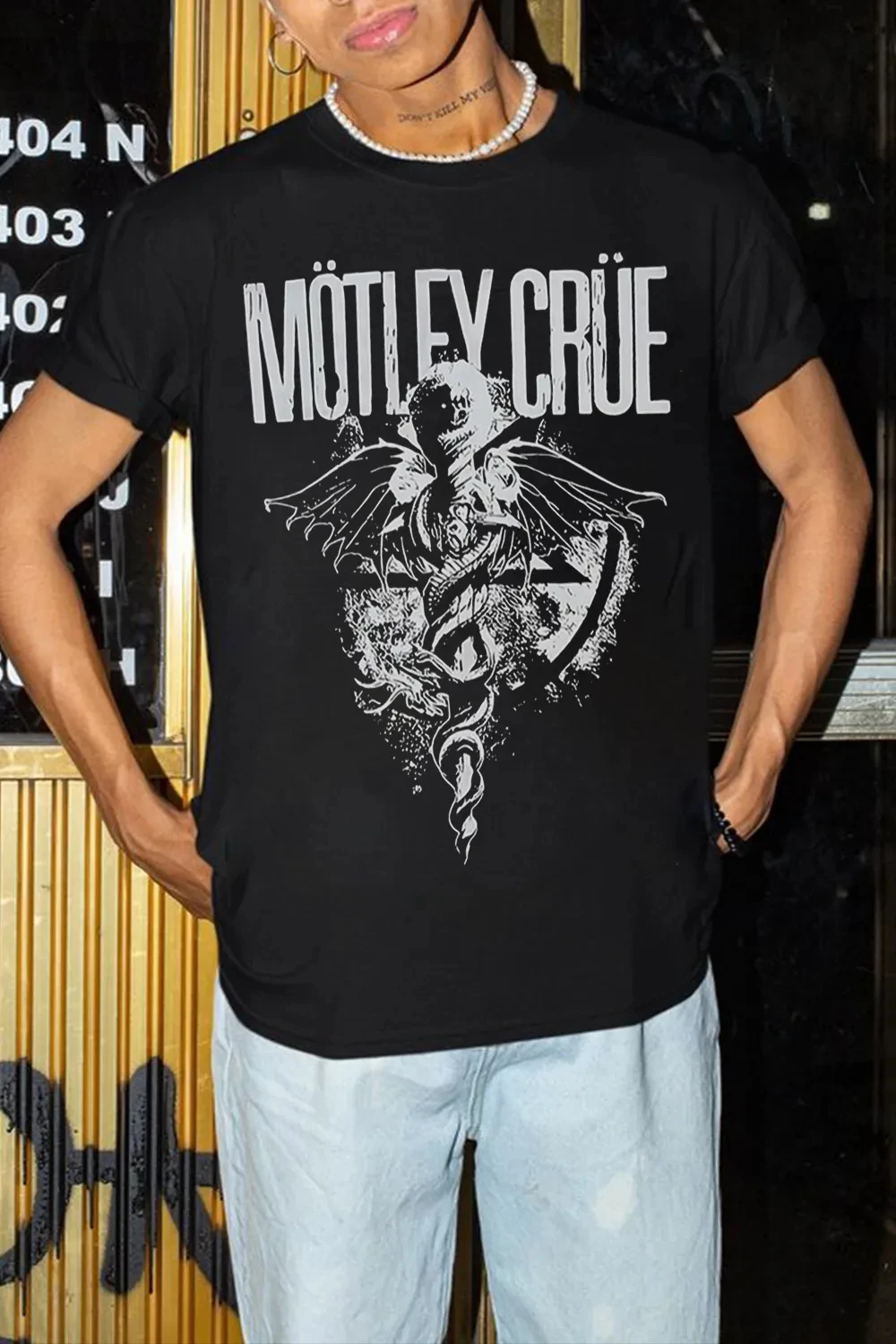 Camiseta Retro 2026 con gráfico de la banda Motley Crue, camiseta de algodón para hombre y mujer, ropa informal de verano de manga corta con cuello redondo, ropa holgada