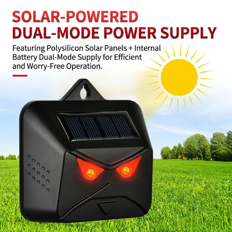 Garden Courtyard Field and Outdoor Environment Animal Repellent Outdoor Waterproof Automatic Night Light Solar Animal Repeller