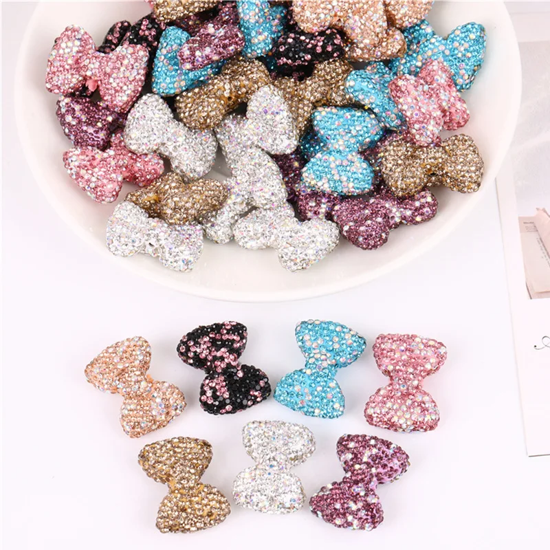 

Baby's Gypsophila Bow Through Hole Drilled Ball Mobile Phone Chain Bag Chain Accessories Handmade DIY Accessories