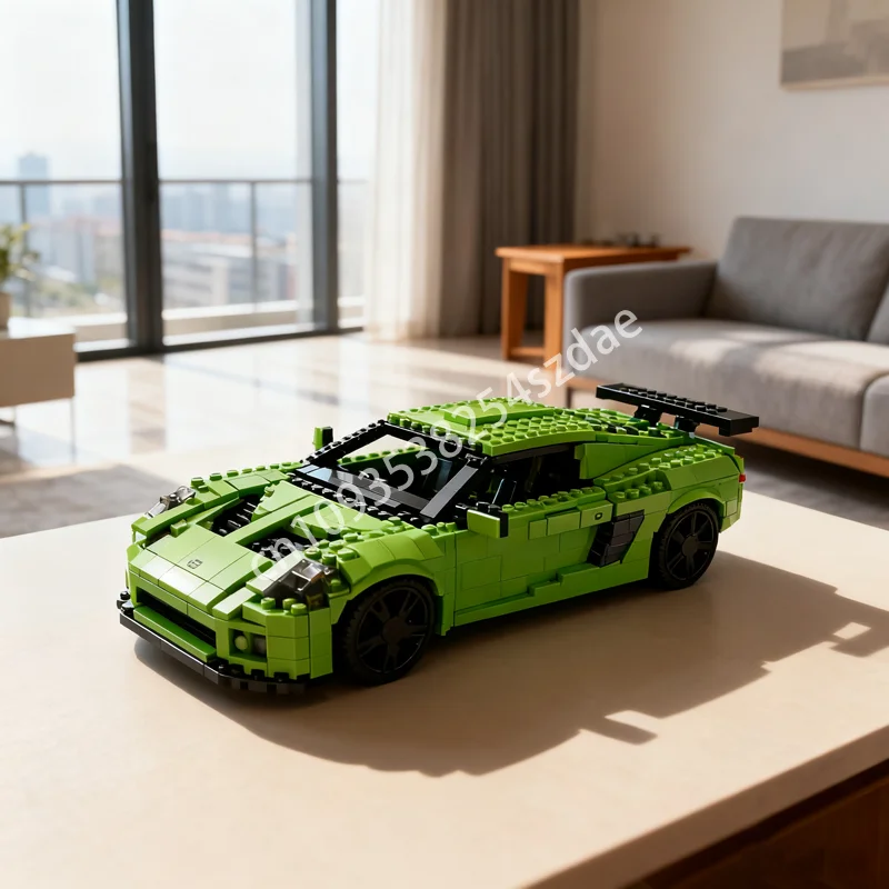 

1113 шт. MOC Lotus Exige, модель Teamed, строительные блоки, архитектура, сборка, креативная идея, кирпич, Рождественский подарок, детская игрушка на день рождения