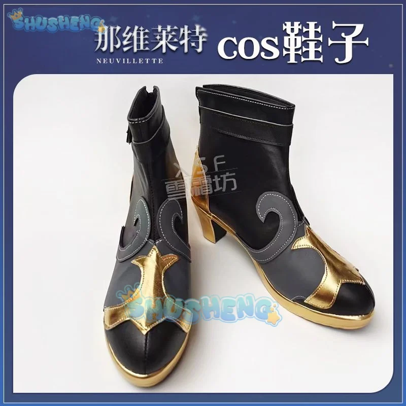 Genshin Impact cos Neuvillette cosplay Anime personaggi scarpe