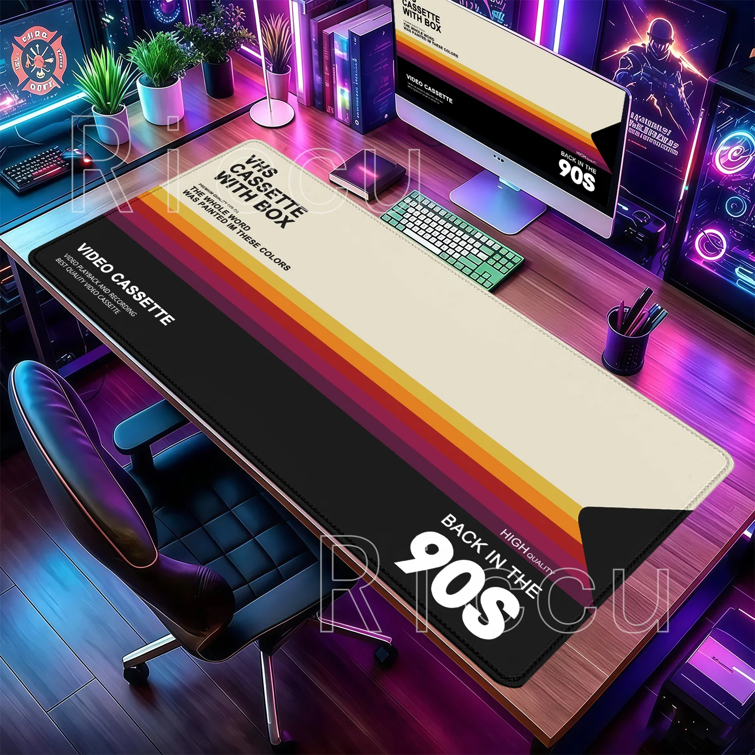 Mauspad HD-Druck Retro VHS-Sti – Retro Gaming Keyboard And Mouse Bewertung und Preis