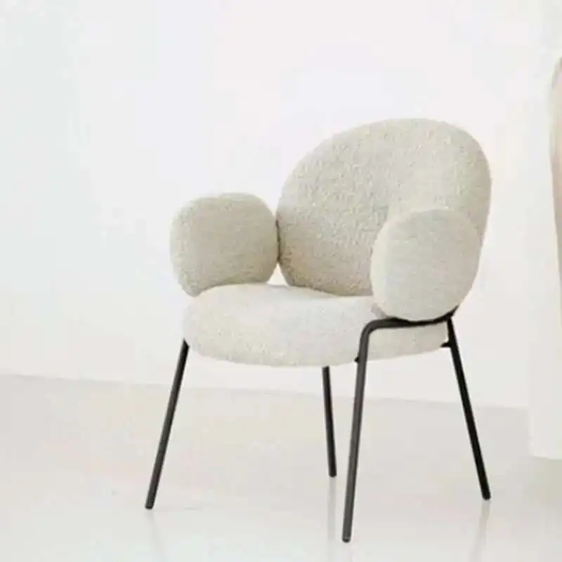 Sillas De Comedor De lujo para restaurante, Silla ergonómica De terciopelo De mano para sala De estar, Silla decorativa para suelo, Silla De Comedor para ordenador, muebles De balcón
