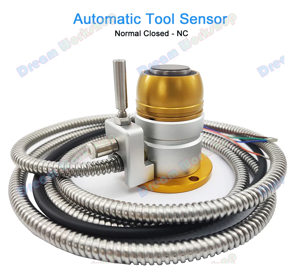 CNC Mach3 Touch Plate Normally Closed Z axis Probe Sensor for CNC Machine Tool Sensor Dust-Proof Z Axis Tool Sensor