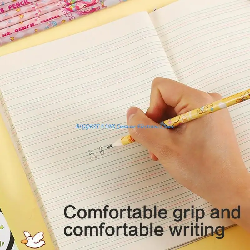 

6PCS Wooden Drawing Pencils Sketching Pencils for Kid Student School Supplies
