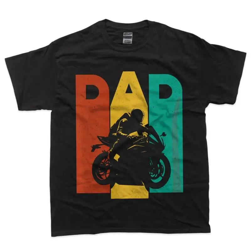 

Мотоциклетная мотоциклетная футболка Dad Biker