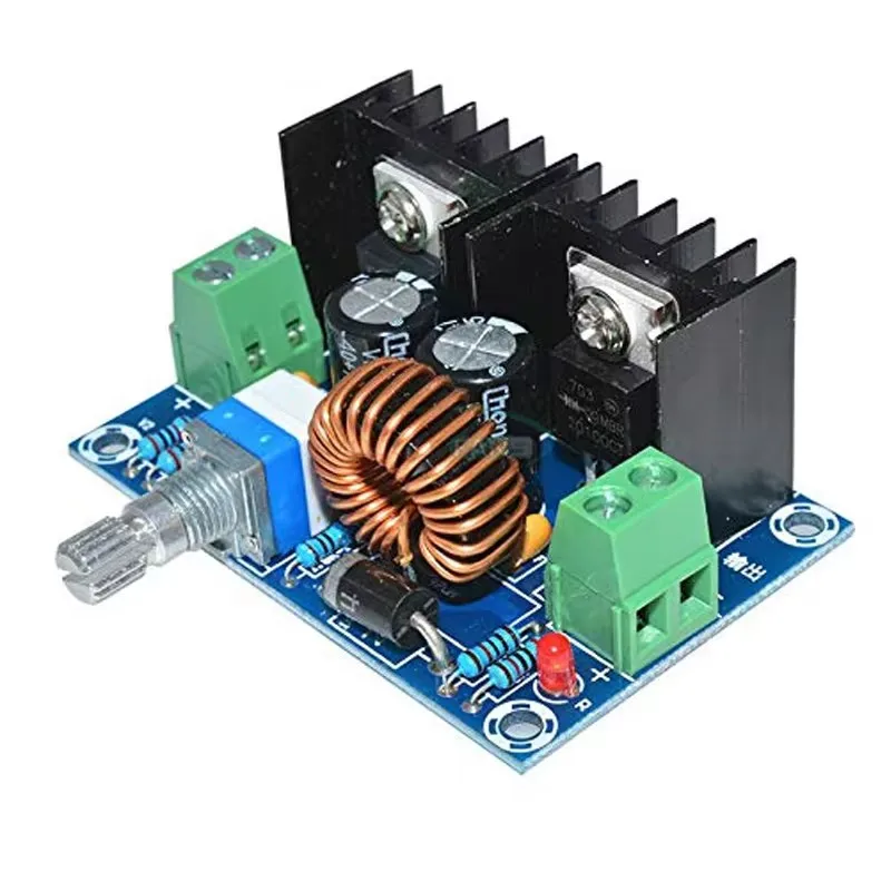 XH-M401 DC-DC Step Down Buck Converter Power Supply Module 8A 200W XL4016E1 PWM Adjustable 4-40V To 1.25-36V Voltage Regulator image 6