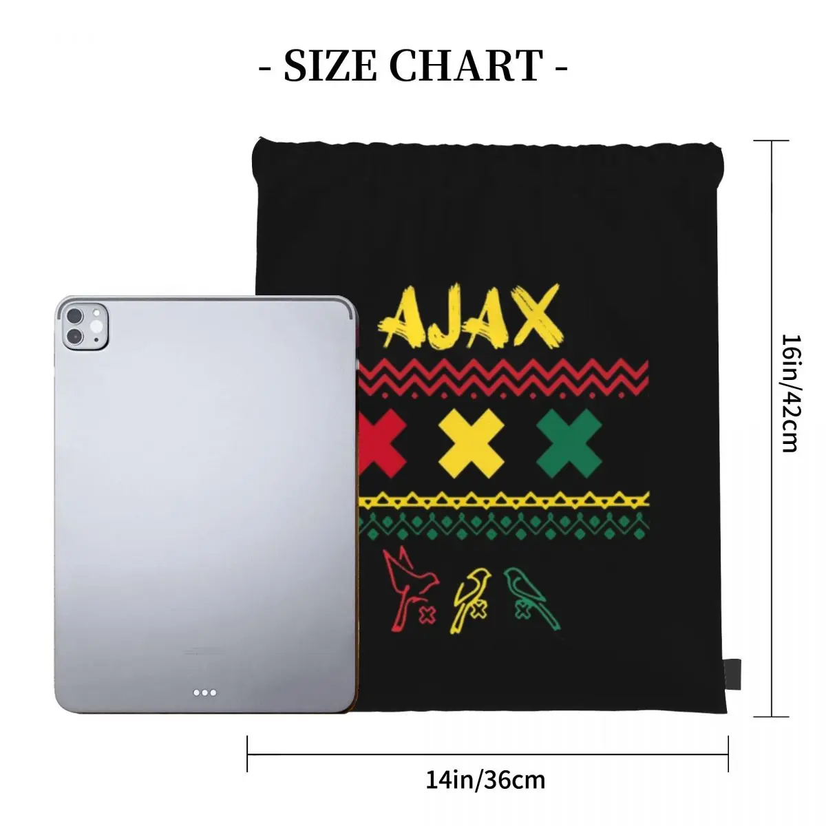 Ajax Bob Marley Backpacks Portable Drawstring Bags Drawstring Bundle Pocket Shoes Bag Book Bags For Travel Students