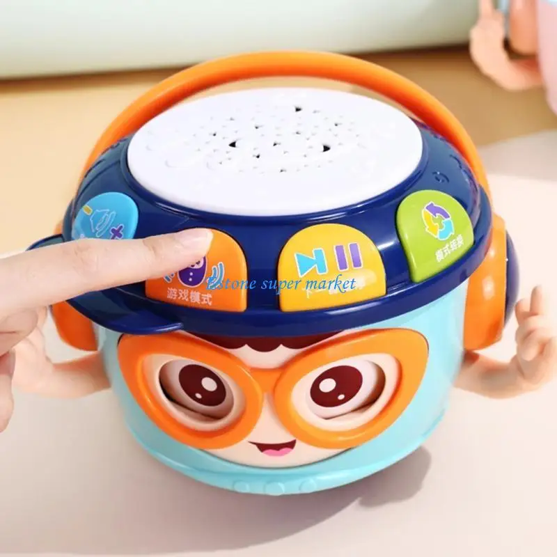 090B Kids Multifuction Poprawa inteligencji muzycznej Zabawka z bębnem bębnowym dla dziecka